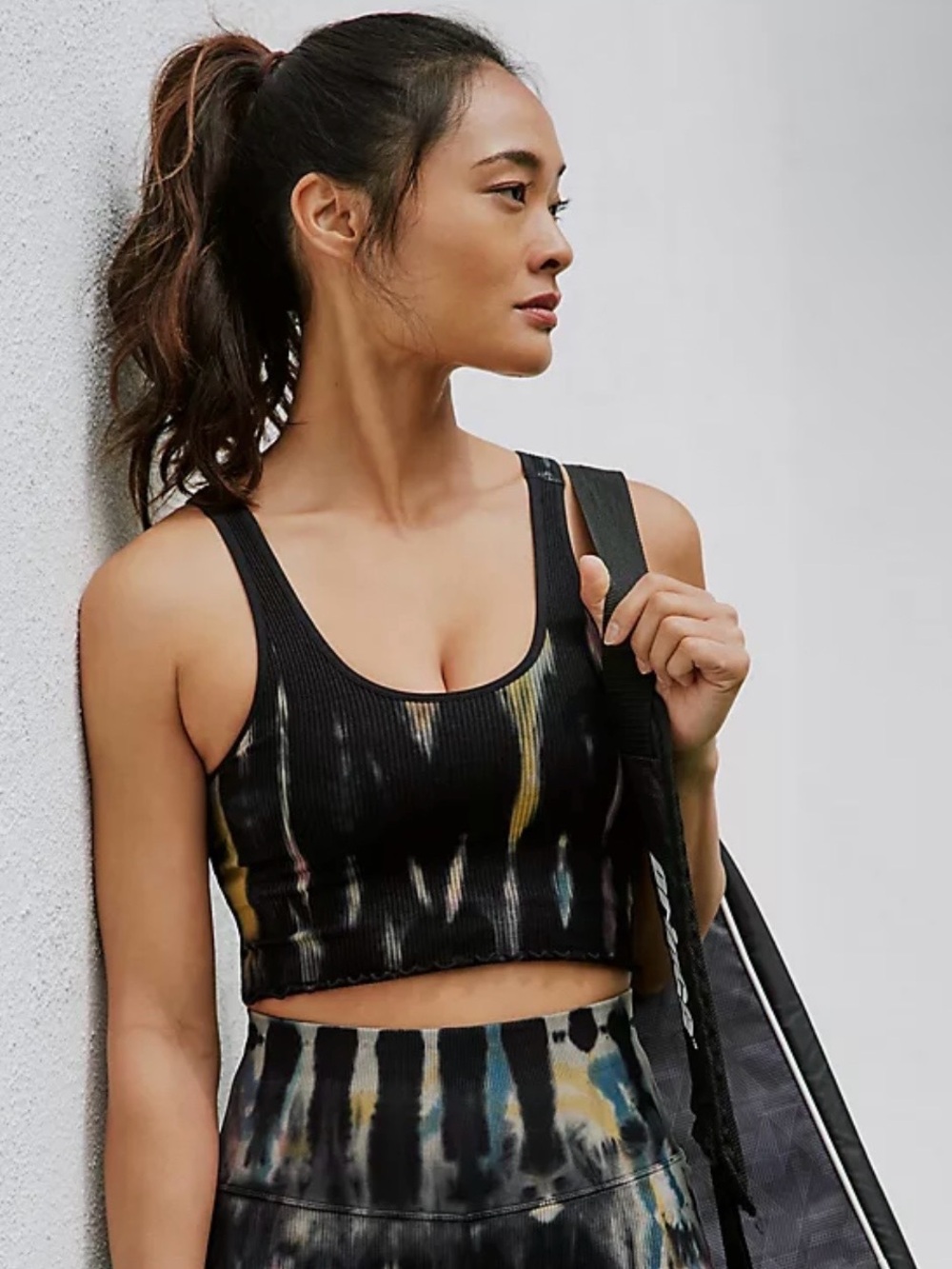 Spiritual Gangster Women’s Tie Dye Amor Cropped Tank Top Size XS/S